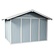 Grosfillex Caseta para jardín Utility (Medidas ext. (An x Pr): 370 x 298 cm, Plástico, Gris azulado) | BAUHAUS