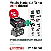 Metabo CAS 18V Maschinenpaket (Akku-Winkelschleifer W 18 LT BL 11-125 + 39€ Akku-Basis-Set) | BAUHAUS