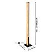 Eglo LED-Stehleuchte Anchorena-Z (L x B x H: 10,5 x 5,5 x 150 cm, 35 W, Holz / Schwarz, RGBW) | BAUHAUS