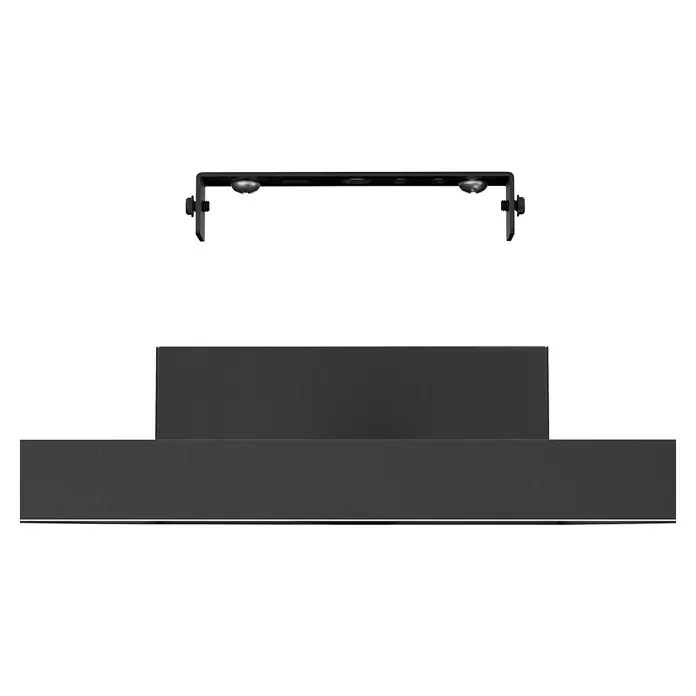 Eglo LED-Deckenleuchte Calagrano - L x B x H: 640 x 220 x 50 mm, Dimmbar, 3.000 K - 6.500 K - Moderne Dunstabzugshaube in Schwarz mit Beleuchtung. Eleganz und Funktionalität vereint für eine saubere Küche.