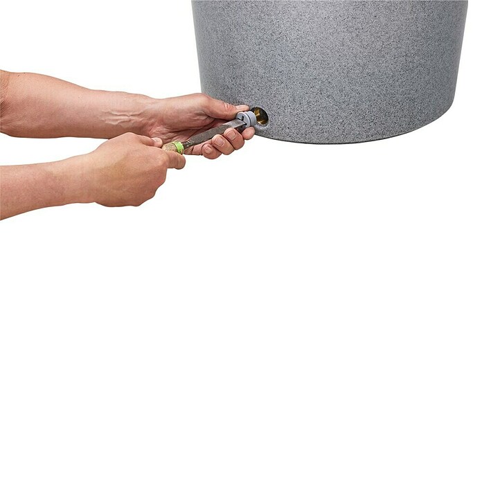 Garantia Modern Line Regenspeicher Stone 2 in 1 (210 l, Silver) | BAUHAUS