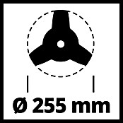 Einhell Ersatzmesser 255 (Passend für: Einhell Motor-Sensen mit 25,4 mm-Bohrung) | BAUHAUS