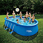 Quick-Up-Pool Summer Waves (L x B x H: 549 x 305 x 107 cm, Blau, 10 978 l, Oval) | BAUHAUS