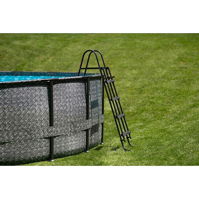 Frame-Pool Summer Waves Elite (Ø x H: 549 x 132 cm, Grau, 27 406 l) | BAUHAUS