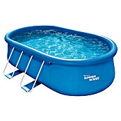 Quick-Up-Pool Summer Waves (L x B x H: 457 x 305 x 107 cm, Blau, 8 670 l, Oval) | BAUHAUS