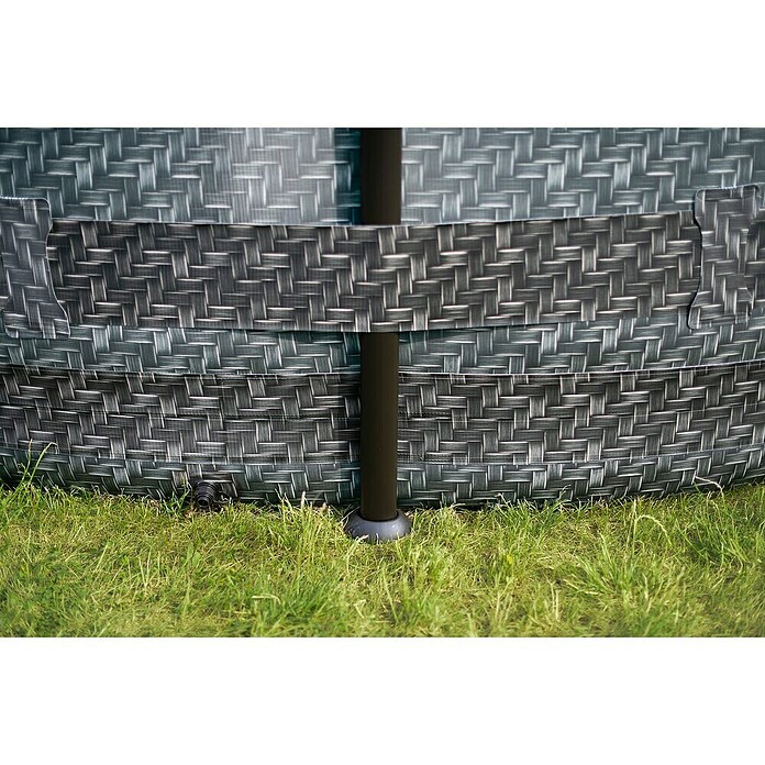 Frame-Pool Summer Waves Elite (Ø x H: 488 x 122 cm, Grau, 19 859 l) | BAUHAUS