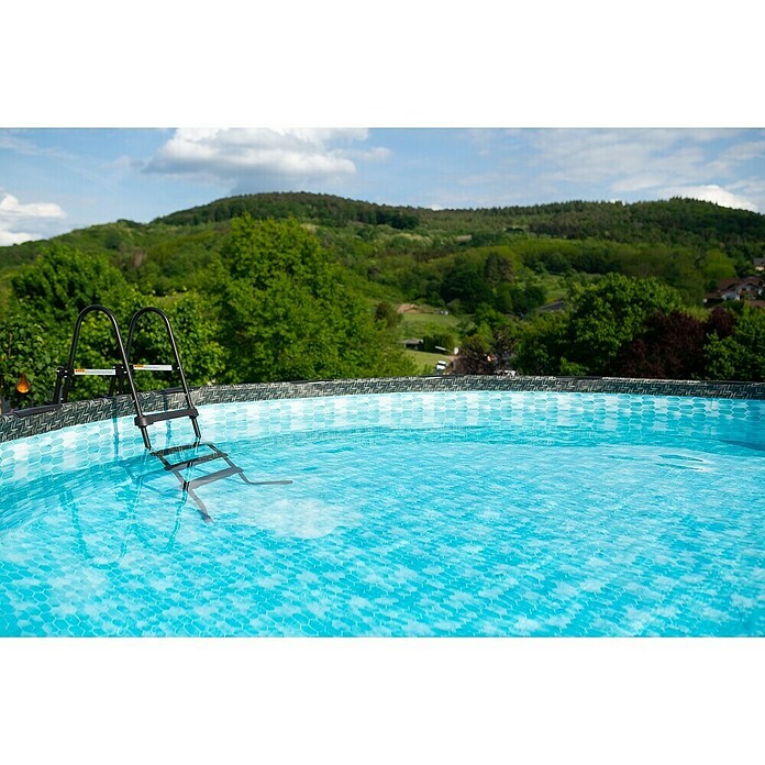 Frame-Pool Summer Waves Elite (Ø x H: 488 x 122 cm, Grau, 19 859 l) | BAUHAUS
