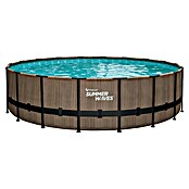 Frame-Pool Summer Waves Elite (Ø x H: 549 x 132 cm, Braun, 27 406 l) | BAUHAUS