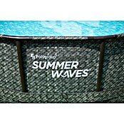 Frame-Pool Summer Waves Elite (Ø x H: 549 x 132 cm, Grau, 27 406 l) | BAUHAUS
