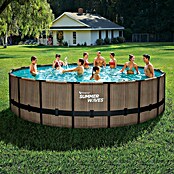 Frame-Pool Summer Waves Elite (Ø x H: 549 x 132 cm, Braun, 27 406 l) | BAUHAUS