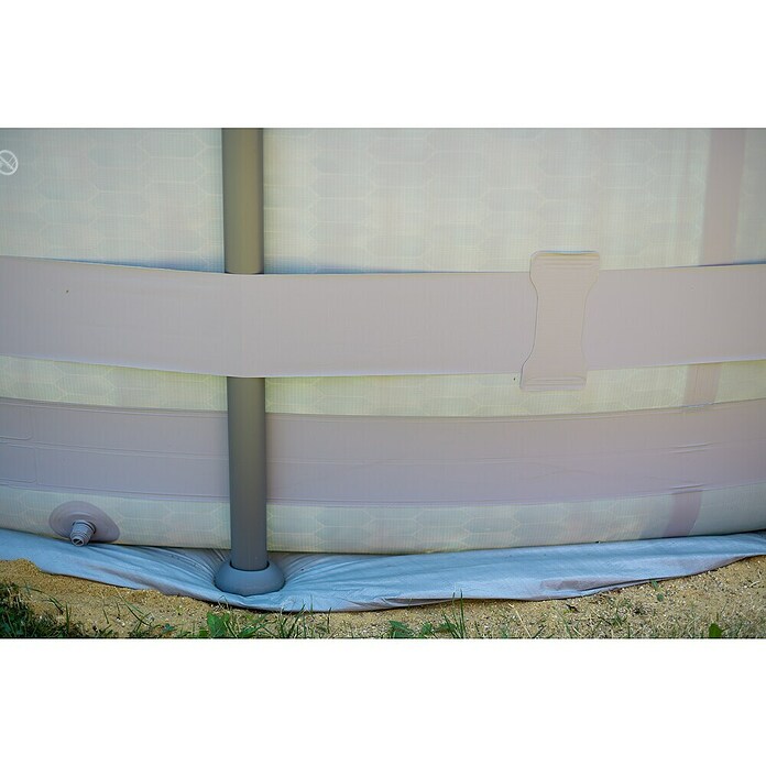 Frame-Pool Summer Waves Elite (Ø x H: 488 x 122 cm, Dunkelgrau, 19 859 l) | BAUHAUS