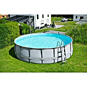 Frame-Pool Summer Waves Elite (Ø x H: 549 x 132 cm, Dunkelgrau, 27 406 l) | BAUHAUS
