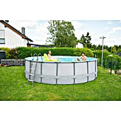 Frame-Pool Summer Waves Elite (Ø x H: 549 x 132 cm, Dunkelgrau, 27 406 l) | BAUHAUS