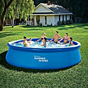 Quick-Up-Pool Summer Waves (Ø x H: 457 x 107 cm, Blau, 12 265 l) | BAUHAUS