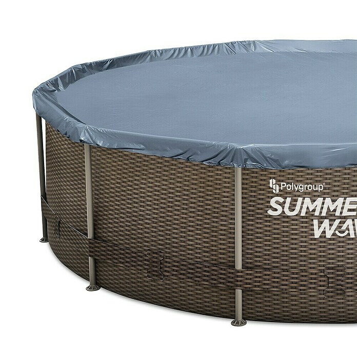 Frame-Pool Summer Waves Active (Ø x H: 457 x 107 cm, Braun, 15 297 l) | BAUHAUS