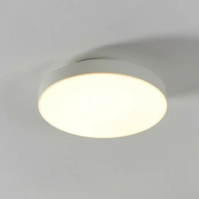 Eglo connect.z LED-Deckenleuchte TURCONA-Z - Ø x H: 30 x 6 cm, RGB, Dimmbar - Eine runde, weiße Deckenleuchte strahlt helles Licht aus und sorgt für eine angenehme Atmosphäre im Raum. Das schlichte Design passt zu vielen Einrichtungsstilen.