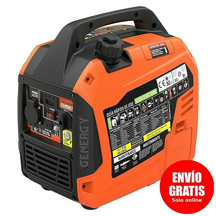 Genergy Generador Lanzarote (1,8 kW, Volumen del depósito: 4 l) | BAUHAUS