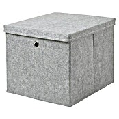 Dolle Caja con tapa Softbox (L x An x Al: 385 x 360 x 320 mm, Polipropileno, Gris) | BAUHAUS