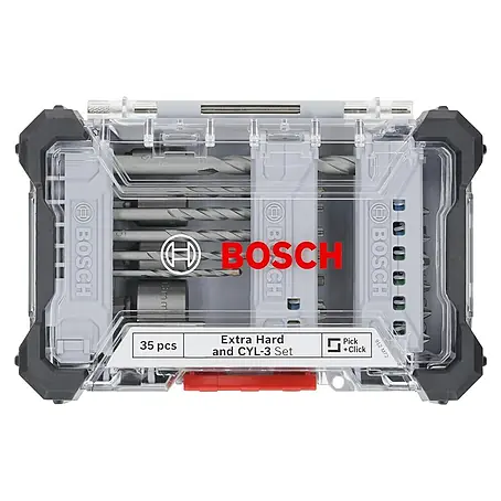 Bosch  Set de puntas Extra Hard y brocas CYL-3