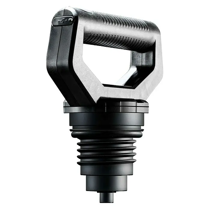 Mesto Akku-Drucksprühgerät e.FLORI - 3,7 V, Li-Ionen, 1 Akku, Betriebsdruck: 1,4 bar - Schwarzes Reinigungsgerät mit Griff und USB-Anschluss für eine einfache Handhabung und Reinigungsergebnisse.