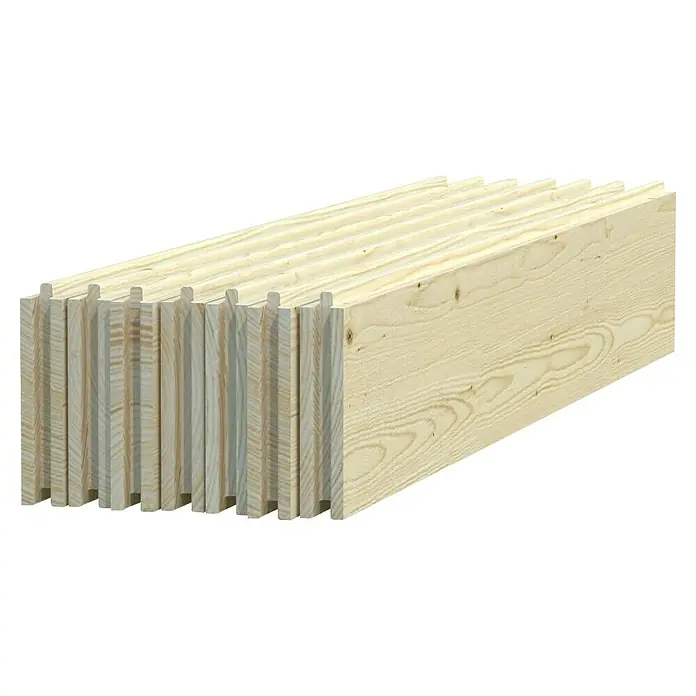 Palmako Gartenhaus-Fußboden Olivia - Passend für: Palmako Gartenhaus Olivia 1, 184 x 280 cm - Hellbeige Holzdiele mit Nut- und Federverbindung, ideal für den Innenausbau. Natürliche Holzmaserung sorgt für eine warme Atmosphäre.