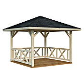 Palmako Carpa para exterior (Área: 9 m², Abeto rojo, Natural)