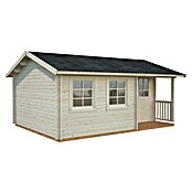 Palmako Caseta de madera para exterior (4,46 x 5,64 m, Espesor de pared: 44 mm)