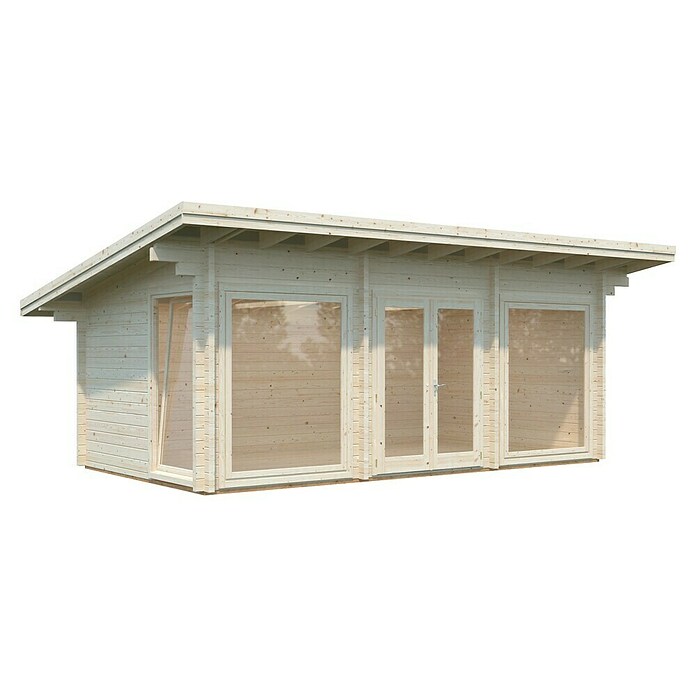 Palmako Caseta de jardín (Madera, 19,7 m², Espesor de pared: 70 mm)