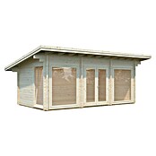 Palmako Caseta de jardín (Madera, 19,7 m², Espesor de pared: 70 mm)