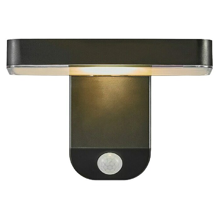 Nordlux Rica Aplique solar para exterior (4,5 W, L x An x Al: 18 x 12,8 x 12 cm, Negro, IP44, 450 lm) | BAUHAUS