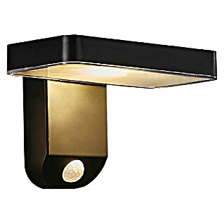 Nordlux Rica Aplique solar para exterior (4,5 W, L x An x Al: 18 x 12,8 x 12 cm, Negro, IP44, 450 lm)