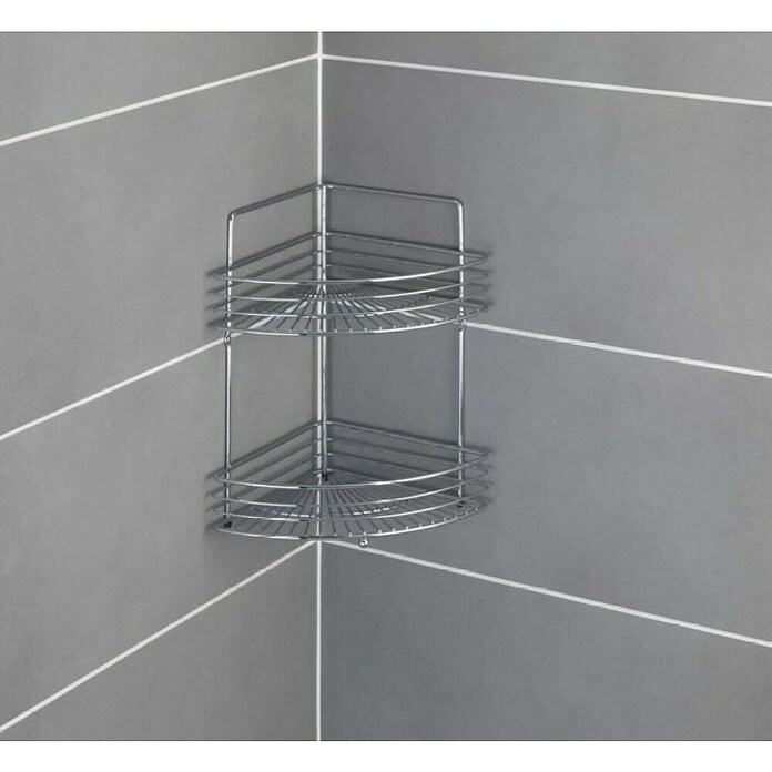 Wenko Milano Kutna košarica za tuš kabinu Milano  (Š x V: 315 x 370 mm) | BAUHAUS