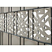 Floraworld Sichtschutzstreifen (201 x 19 cm, Grau, Dekor Diamant) | BAUHAUS