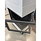 Domofire Kamin na drva Erfurt, desni  (6 kW, Bijelo - crna) | BAUHAUS