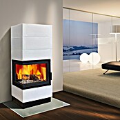 Domofire Kaminska peč Erfurt, leva  (6 kW, Belo-Črna) | 4125 - Stahl-Kaminöfen | DCED - Öfen | DCE - Heizung | DC - Sanitärinstallation | D - Sanitär | BAUHAUS