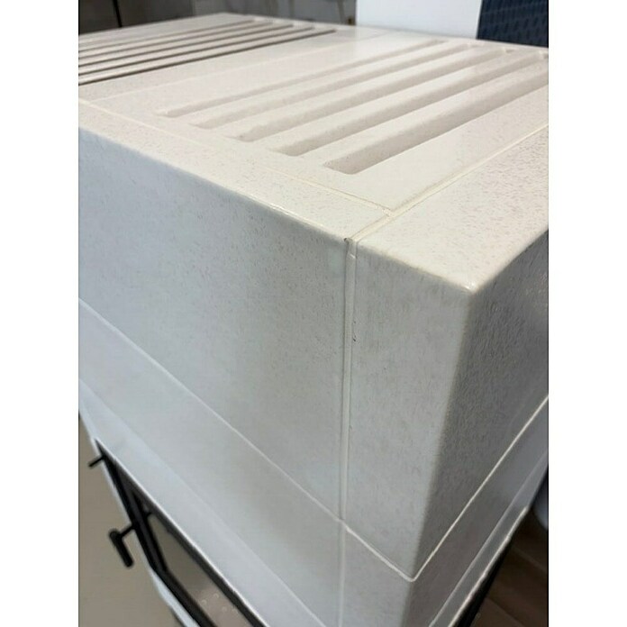 Domofire Kaminska peč Erfurt, leva  (6 kW, Belo-Črna) | 4125 - Stahl-Kaminöfen | DCED - Öfen | DCE - Heizung | DC - Sanitärinstallation | D - Sanitär | BAUHAUS