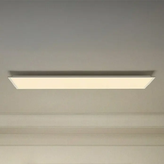 Ledvance Essential LED-Panel - 24 W, L x B x H: 100 x 25 x 6 cm, Weiß, Warmweiß - Moderne Deckenleuchte mit einem schlanken, rechteckigen Design, das eine helle und gleichmäßige Beleuchtung für jeden Raum bietet.