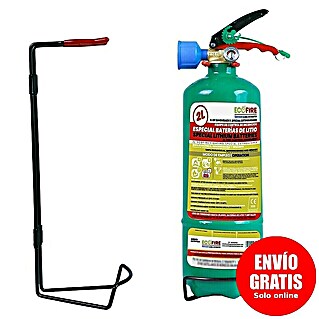 Simonrack Ecofire Extintor de incendios Fighting con soporte (6 l)