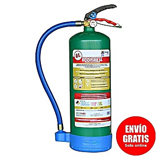 Simonrack Ecofire Extintor de incendios Fighting con gancho (6 l)