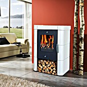 Domofire Kamin na drva Caorle II  (6 kW, Kapacitet grijanja prostorije: 150 m³, Materijal obloge: Keramika, Bež) | BAUHAUS