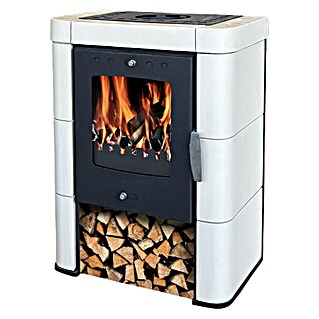 Domofire Kamin na drva Caorle II (6 kW, Kapacitet grijanja prostorije: 150 m³, Bež)