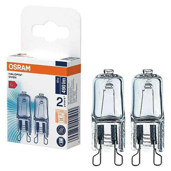 Osram Halopin Halogeenlamp Oven (40 W, G9, Warm wit) | BAUHAUS