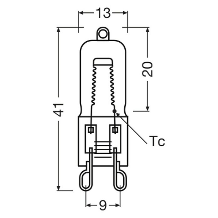 Osram Halopin Halogeenlamp Oven (25 W, G9, Warm wit) | BAUHAUS