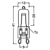 Osram Halopin Halogeenlamp Oven (25 W, G9, Warm wit) | BAUHAUS