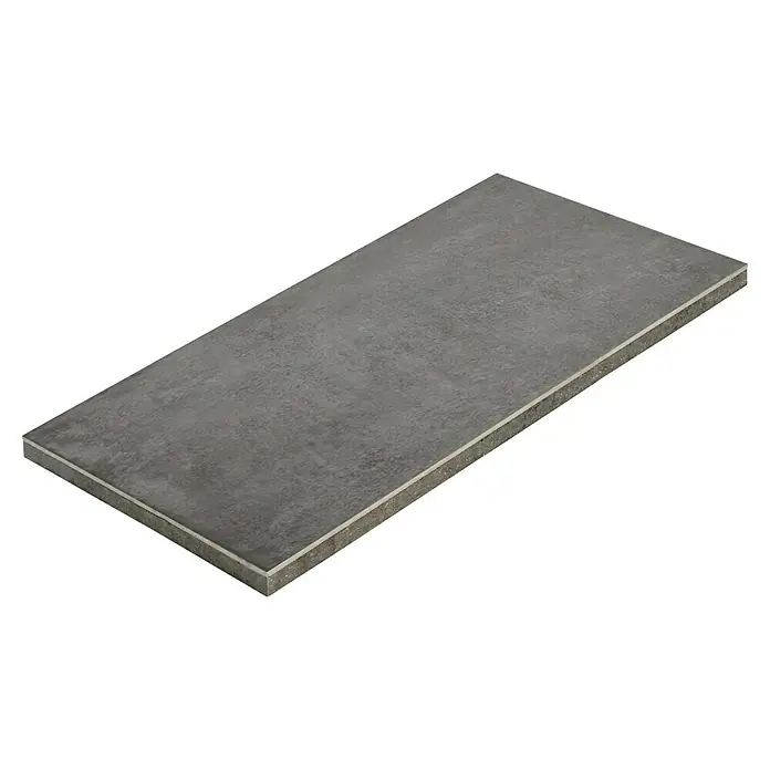 Diephaus Terrassenplatte Columbia - 80 x 40 x 4 cm, Fusion Basalt, Beton - Graue Keramikfliese mit strukturierter Oberfläche, ideal für moderne Innenräume und langlebige Bodenbeläge.