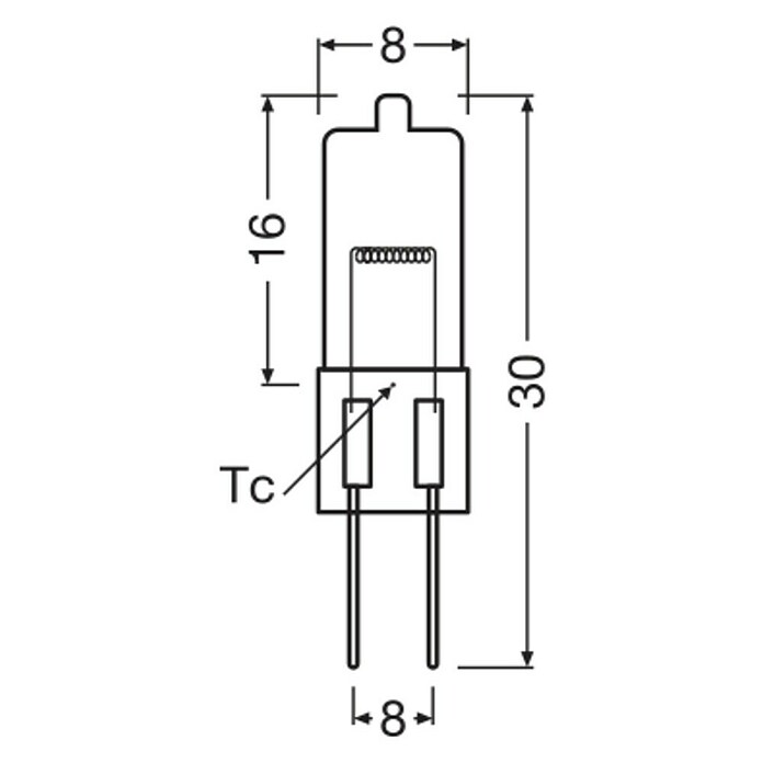 Osram Halostar Halogeenlamp Oven (10 W, G4, Warm wit, Totaal aantal stuks: 2 st.) | BAUHAUS