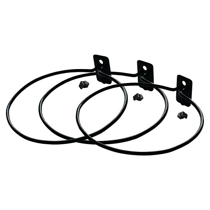 Pergart Halterung für Pflanztopf (Ø x H: 14 cm x 40 mm, Kunststoff, 3 Stk.) | BAUHAUS