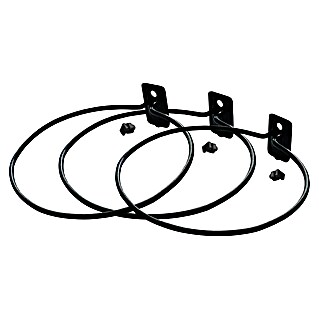 Pergart Halterung für Pflanztopf (Ø x H: 14 cm x 40 mm, Kunststoff, 3 Stk.)