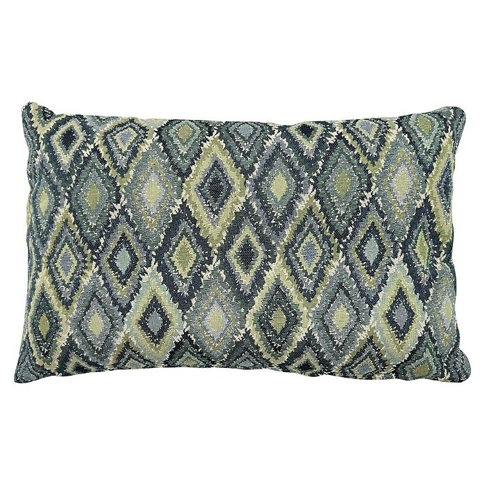 Cojín Rombo Riley (Azul, 30 x 50 cm, 57% poliéster y 33% algodón) | BAUHAUS