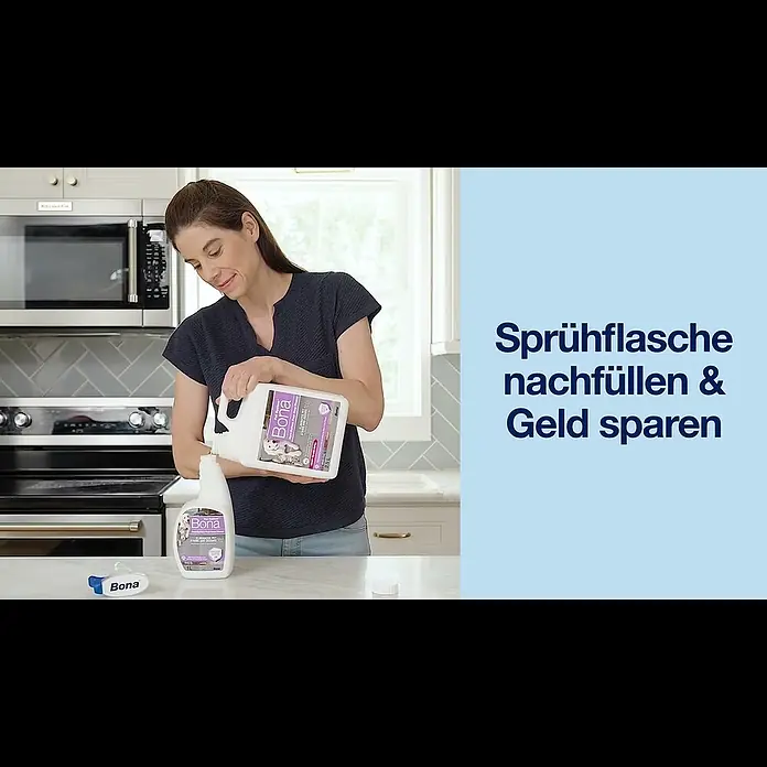 Bona Pet System Reinigungsmittel Tiefenreiniger für Hartböden - 1 l, Flasche mit Sprühkopf - Bona Pet System Tiefenreiniger fr Hartbden